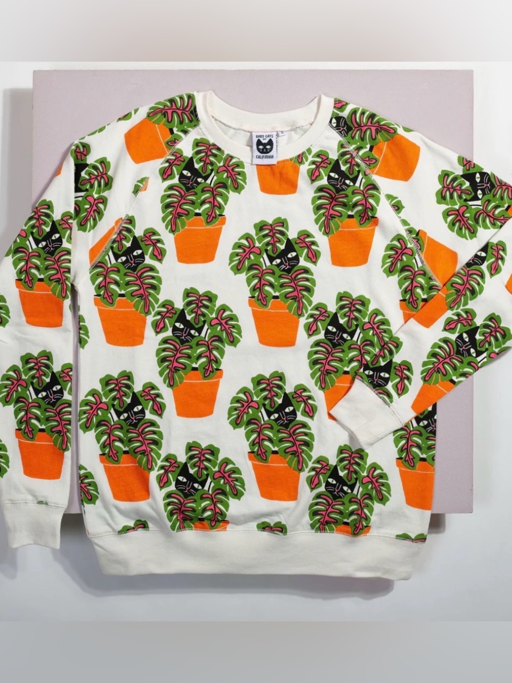 Baby Cats of California Adult Unisex Crewneck Sweatshirt S M Size 3